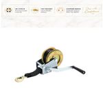 KATSU Heavy Duty Hand Winch 630KG with 8M Webbing Strap for Versatile Towing
