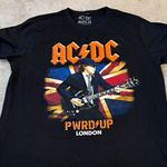 AC/DC PWR/UP Tour London Wembley Stadium Europe 2024 Black T-Shirt Clothing