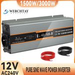1500W/3000W Pure Sine Wave Power Inverter 12V To 240V Power Converter Camping UK