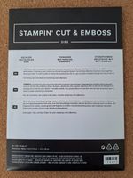 STAMPIN' UP! STAMPIN' CUT & EMBOSS: DECKLED RECTANGLES x 8 DIES