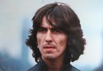 TOM MURRAY, 'GEORGE HARRISON', LIMITED EDITION BEATLES PRINT 26/195 SIGNED & COA