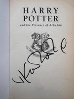 J.K Rowling Hand Signed Harry Potter Prison of Azkaban Book PSA QO Card + COA