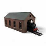OO Gauge 1:76 Engine Shed / Loco Shed – 3D Printed Model Railway Building