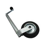 Heavy Duty Jockey Wheel 35MM (Metal Rim Wind Up Handle Trailer Caravan)