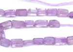 HALF STRAND NATURAL PINK AMETHYST SMOOTH RECTANGLE BEADS, APPROX 6 X 4 MM 