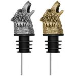 1pc Wolf Head Red Wine,Whiskey Aerator Pourer Spout Wine Bottle Stopper Tool