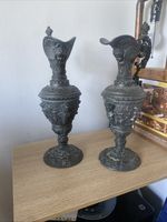 Vintage Victorian Style Cherub Ornamental  Urn Burner Potcher,Fireplace Decor
