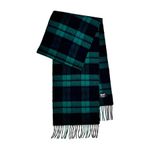 New 100 % Lambswool Scarf Tartan Plaid Check Scarf Navy Blue Green Black Watch