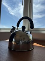 Camping Stove Kettle Collapsible Handle Whistling Caravan Campervan Motorhome