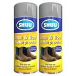 2 x Waterproof Shoe & Boot Spray Can Leather Suede Canvas Shoe Protection 300ml