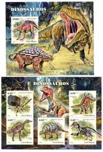Dinosaurs / Prehistoric Marine Fauna / Reptiles - Guinea Bissau 2018  MNH** SN.