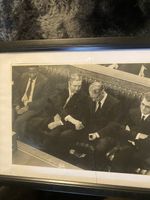 Original Photo In Parliament When Rhodesia Lost Power with Ian Smith 7x5