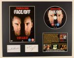 FACE/OFF - Signed Reprint - JOHN TRAVOLTA - NICOLAS CAGE - DVD Movie Display