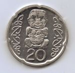 NEW ZEALAND - 20 Cents - QE II 2006 Nickel plated steel • 4 g • ⌀ 21.75 mm