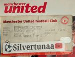 Manchester United V FC Kosice 1997 Champions League used match ticket stub rare