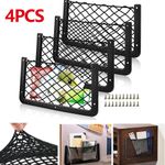 4 x Large Van Storage Nets Pockets Camper Caravan Motorhome Organiser Netting