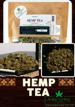 Organic Hemp  Herbal Tea NO BLEND Sleep Anxiety Stress Relief Premium Quality!