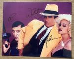 Dick Tracy 1990 Cast Signed 8x10 Photo Warren Beatty Al Pacino Madonna UACC COA