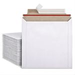12" Vinyl Record Cardboard Mailers Peel & Seal White LP Shipping Boxes | 5N-100N