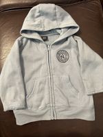 Next Baby Blue Cotton Hoodie Age 12-18 Months Zip Up