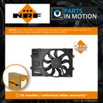 Radiator Fan fits VW CALIFORNIA T6 2.0 15 to 19 Cooling NRF 7E0121205B Quality