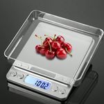 2kg/0.1g High Precision Mini Smart Digital Scale Stainless Steel Jewelry Food-UK