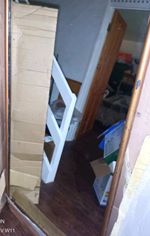 neo classical Large Scale Gilt Hallway Mirror Antique