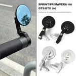 Bar End Mirrors Accessories Rear View Mirror for Vespa Sprint 150 GTS300 GTV300