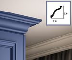 Coving Cornice Light Weight Strong Polymer Moulding Linear Quality CC41 Kovex