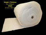 20m roll of 6oz Polyester Wadding Dacron Roll for Quilting Crafts and Upholstery