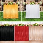 Wedding Backdrop Curtain Party Photography Stage Drapes Polyester 3x3m 4x8m UK