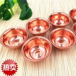 7x Water Offering Bowl Tibet Tibetan Buddhist Copper Divine Focus Ritual Vessel