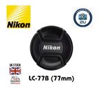 Nikon 77mm Lens Cap Snap-On Replacement for Camera Cover Center Pinch