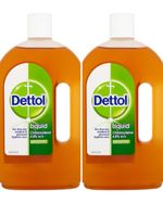 Dettol Antiseptic Disinfectant Liquid 750ML x 2. Effective Germ Protection 