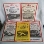 HAREWOOD SPEED HILL CLIMB PROGRAMMES x5 - 1986, 1987, 1987, 1989, 1990
