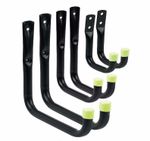 Heavy Duty Storage Hooks Wall Mounted Ladder Garage Bikes Tools Garden Shed 