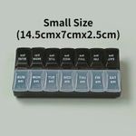 7 Day Weekly Pill Box Organiser – Daily Medicine Tablet Storage Case Dispenser