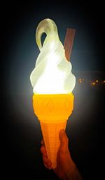 Pair Of Ice Cream Van Illuminated LED Cones - MEGA BRIGHT