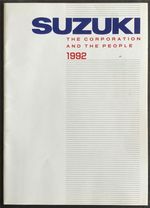 SUZUKI The Corporation and the People Publicity Brochure 1992