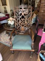 Rare One Off large Antique Rosewood Hall Chair From Stately Home William 1V