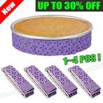 4PC Bake-Even Strips Belt Bake Even Bake Moist Level Cake Baking DIY Tool New