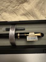Lightly Used Pilot Custom 74 - Black and Gold 14K Nib Fountain Pen - Music Nib