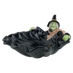 Fitz & Floyd 1987 Halloween Figural Witch Server Candy Bowl - New In Box