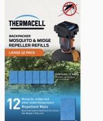 Thermacell - Large 12 Pack (Mats) - Fishing/Outdoor & Camping Bug Repellent Mats