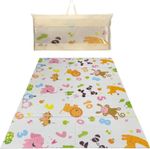 Foldable Baby Play Mat 200 x 180cm Waterproof Soft Crawling Floor Rug Kids Mat
