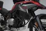 SW Motech Motorcycle Engine Crash Bars Black to fit BMW F750 GS / F850 GS