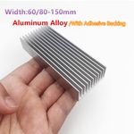 Alu Heatsink Heat Sink Small Radiator Cooling IC Chi With Glue Black Silver Gold