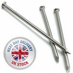 Galvanised Steel Round Head Nails | Heavy Duty Corrosion-Resistant for Outdoor