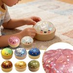 Rare Glitter Dumpling Squishy Toy Mystery Blind Box Bao Bun Stress Relief Toy