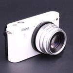 35MM APS-C F1.6 MC Prime Lens f+C Mount for Nikon 1 N1 V1 V2 J1 J2 Sliver mini